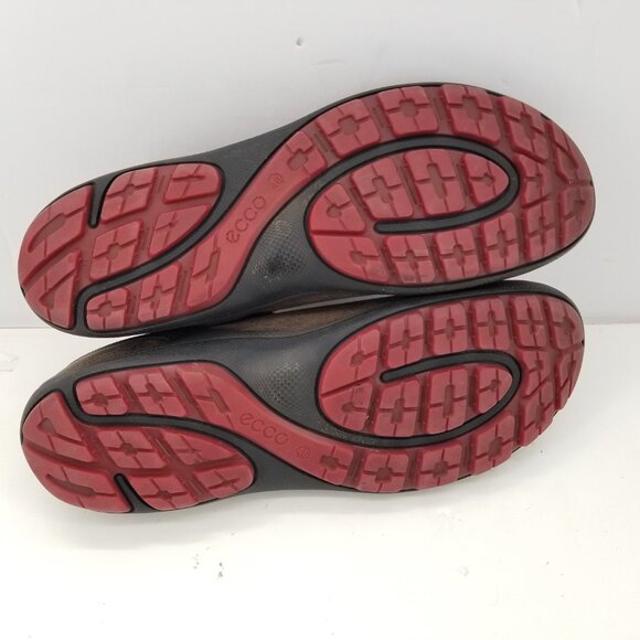 Ecco Men's Biom Grip Sneaker brown Leather Casual Shoe Urbaneering Size 46 12 - Picture 11 of 15